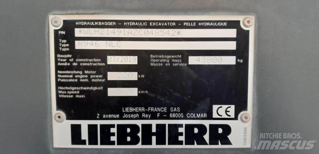 Liebherr R946 Gravemaskiner på larvebånd