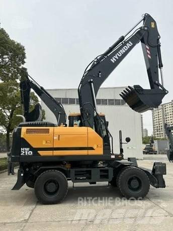 Hyundai HW210 Gravemaskiner på hjul