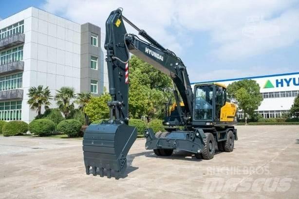 Hyundai HW210 Gravemaskiner på hjul