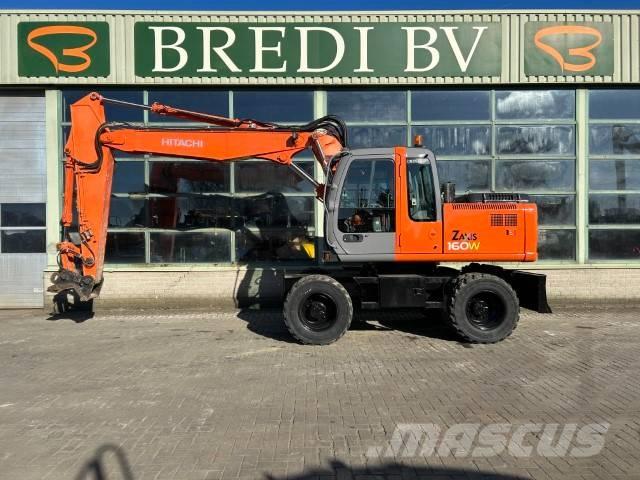Hitachi ZX 160 W Gravemaskiner på hjul