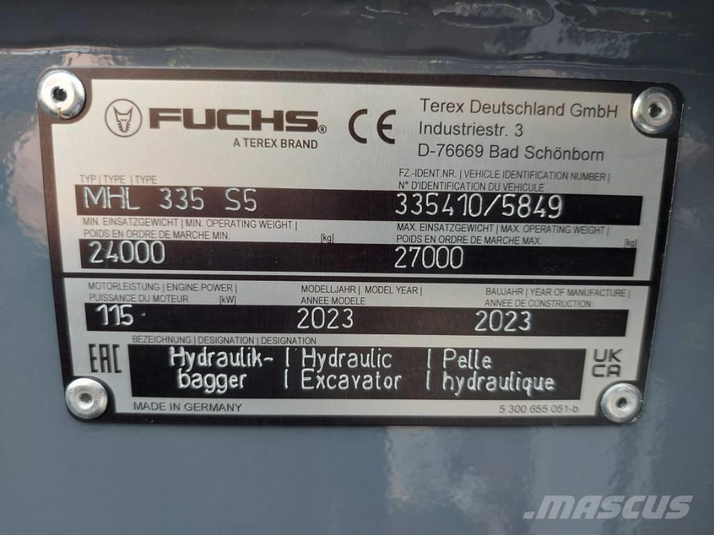 Fuchs MHL335F Materialehåndteringsmaskiner