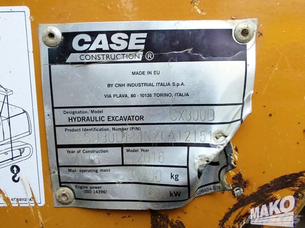 CASE CX 300 D Gravemaskiner på larvebånd