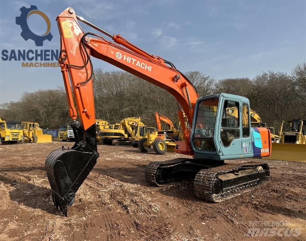 Hitachi EX 120 Gravemaskiner på larvebånd