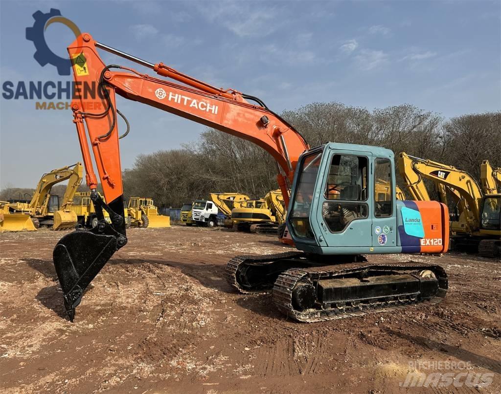 Hitachi EX 120 Gravemaskiner på larvebånd