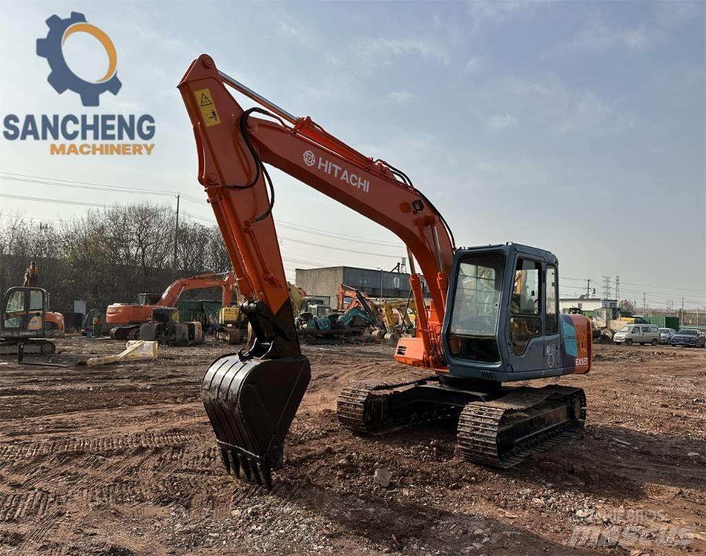 Hitachi EX 120 Gravemaskiner på larvebånd
