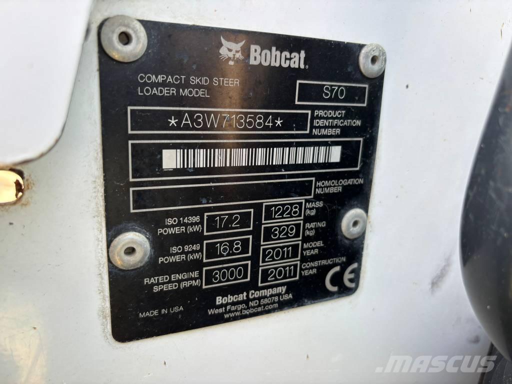 Bobcat S 70 Minilæsser - skridstyret