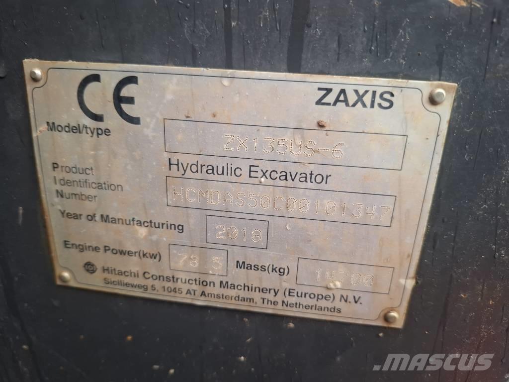 Hitachi ZX 135 US-6 Gravemaskiner på larvebånd