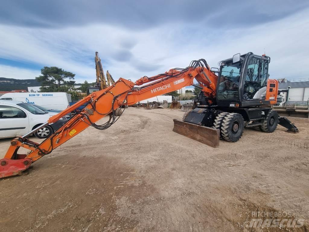Hitachi ZX145W Gravemaskiner på hjul