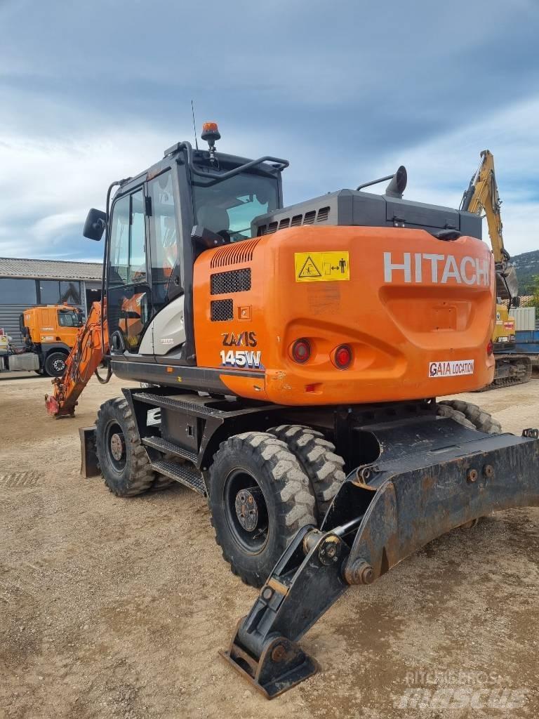 Hitachi ZX145W Gravemaskiner på hjul
