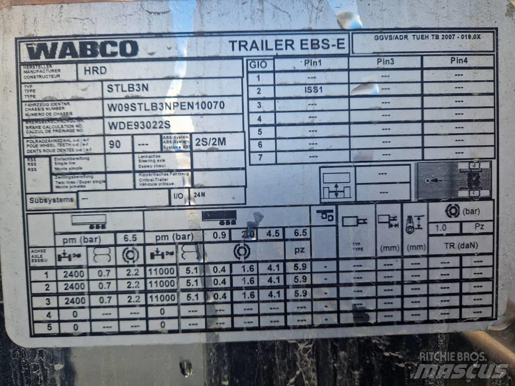 HRD Semitrailer Andre Semi-trailere