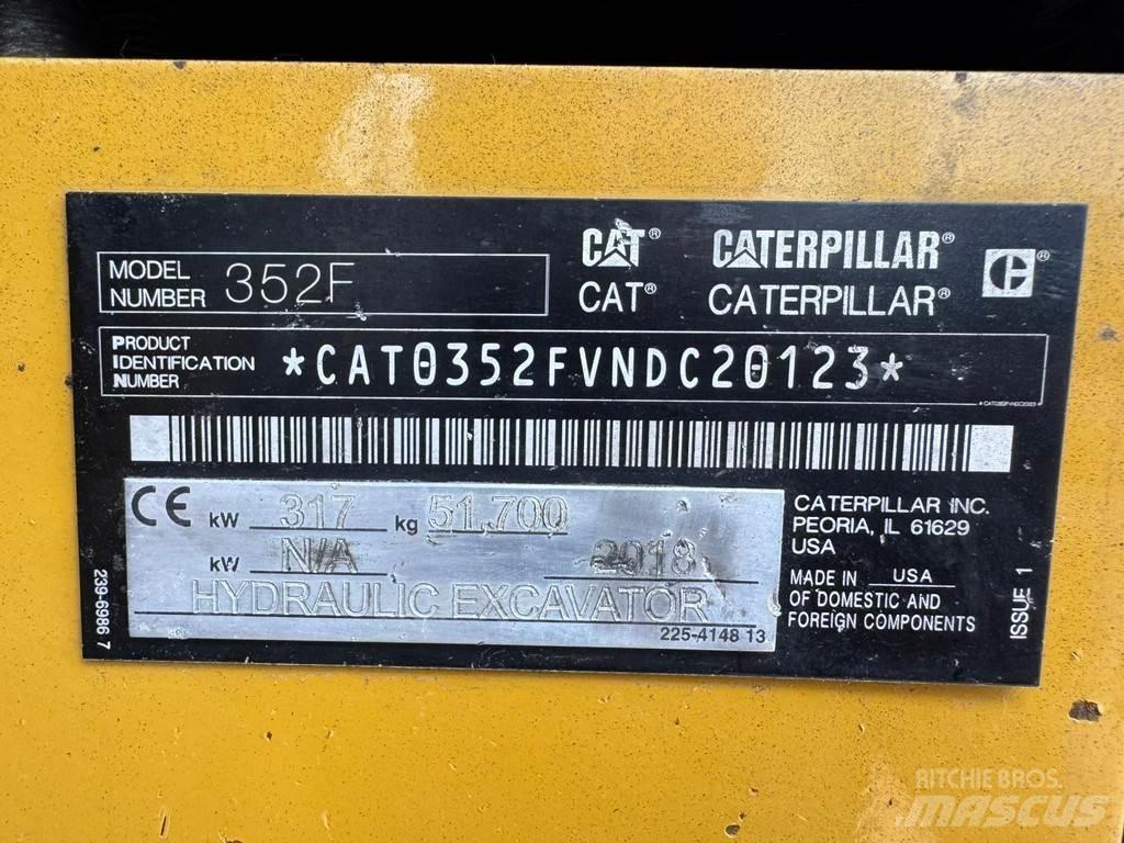CAT 352F Special gravemaskiner