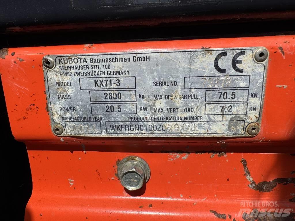 Kubota KX 71-3 Minigravemaskiner