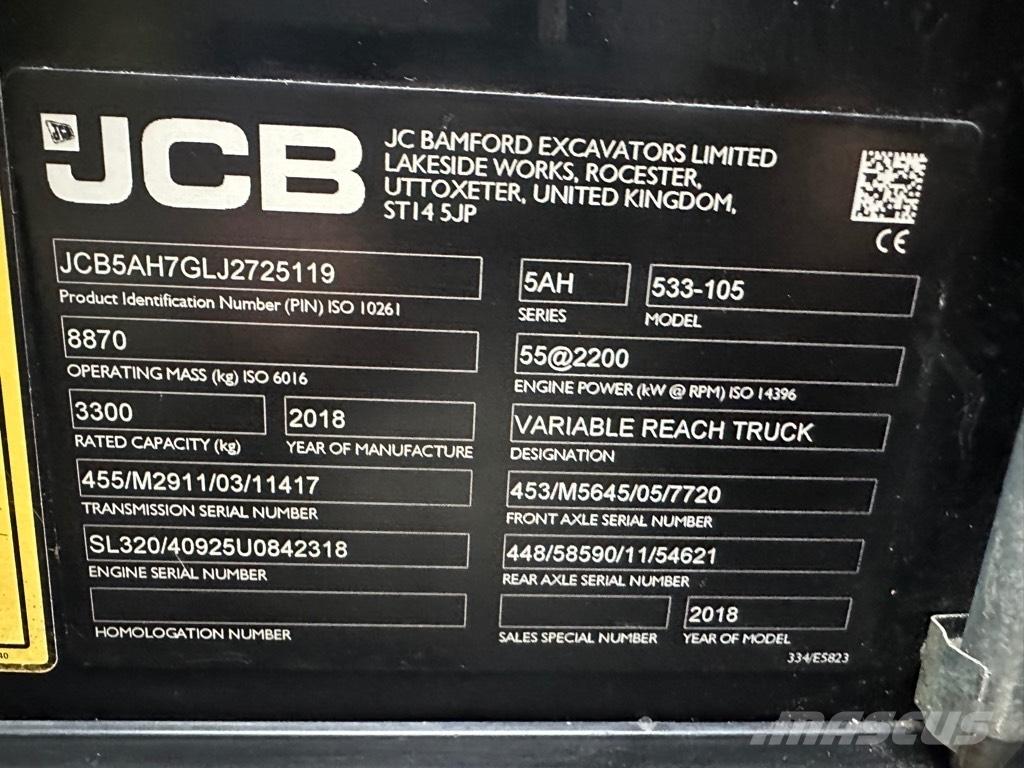 JCB 533-105 Teleskoplæssere