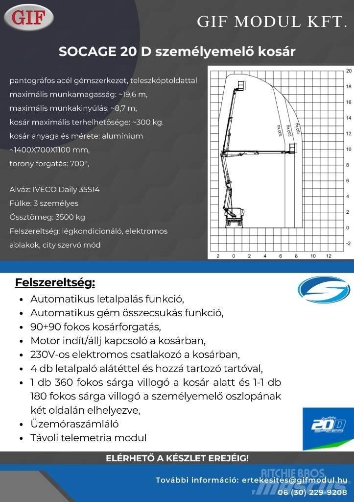 Socage 20D Søjlelifte