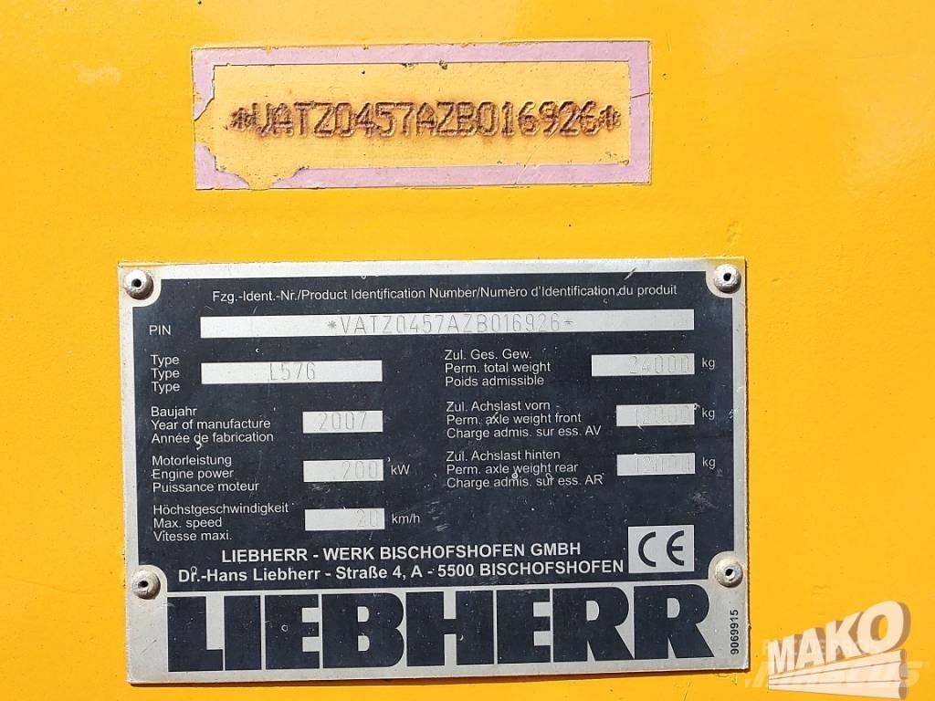 Liebherr L 576 Læssemaskiner på hjul