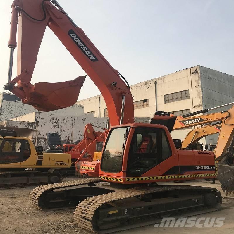 Doosan dh220lc-7 Gravemaskiner på larvebånd