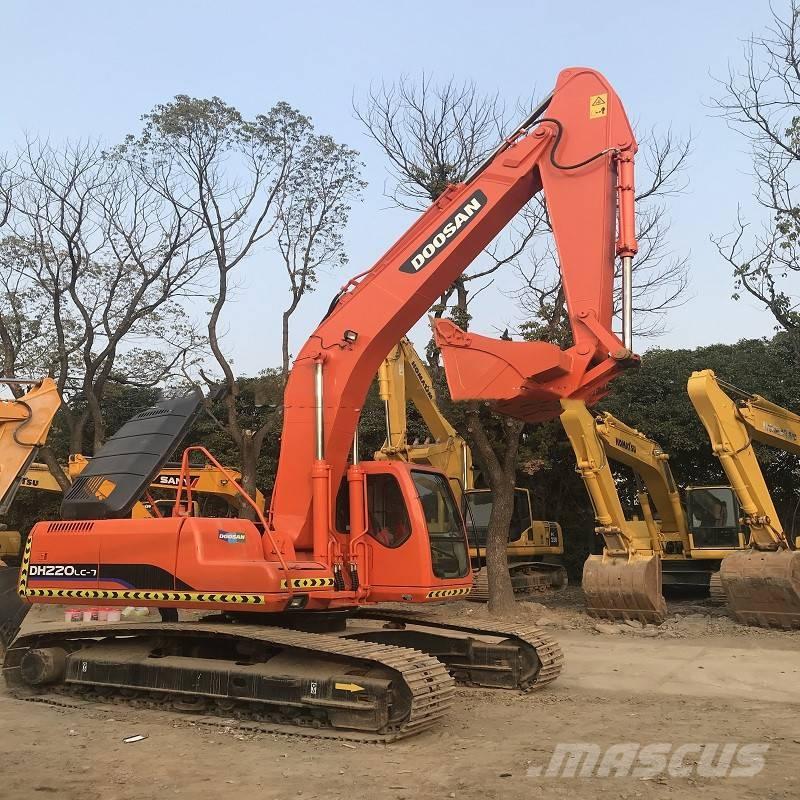 Doosan dh220lc-7 Gravemaskiner på larvebånd
