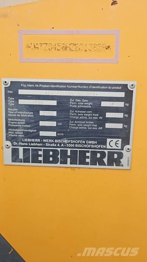 Liebherr L 580 Læssemaskiner på hjul