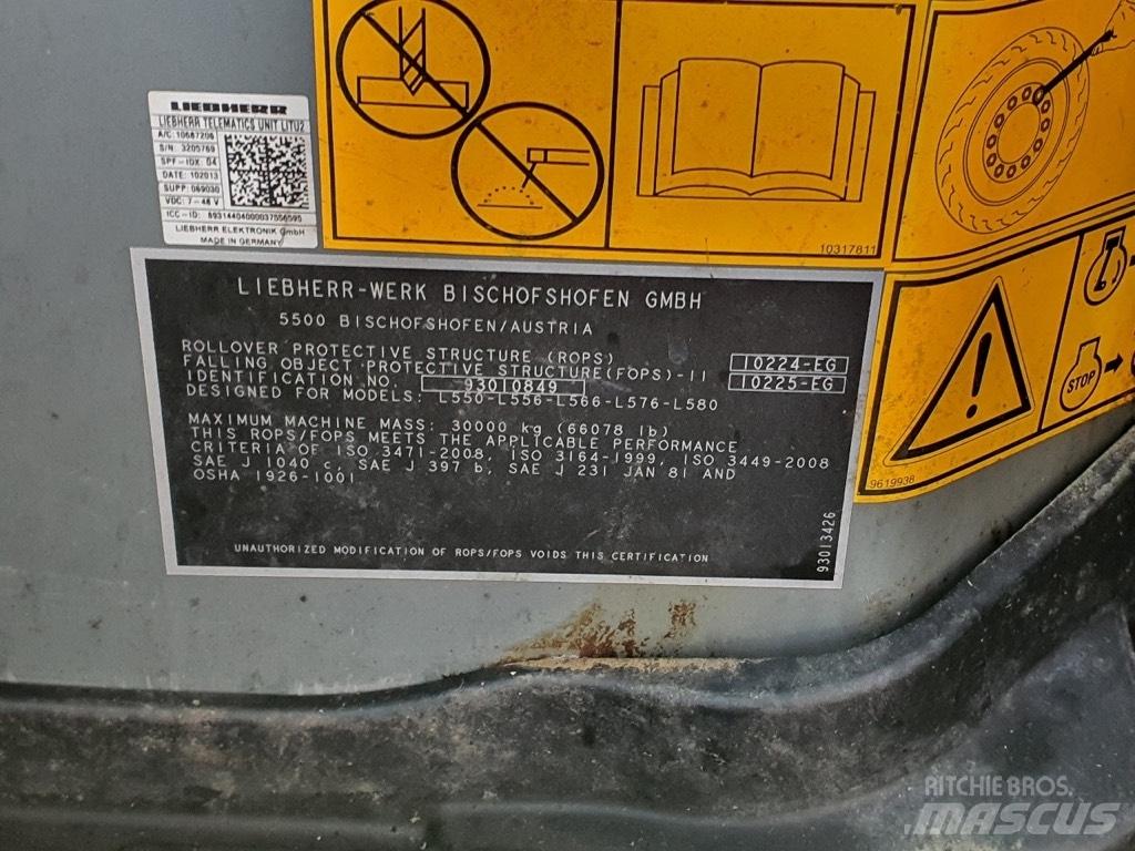 Liebherr L 550 CAB Kabiner og interiør