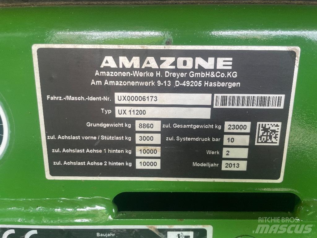 Amazone UX 11200 Trailersprøjter