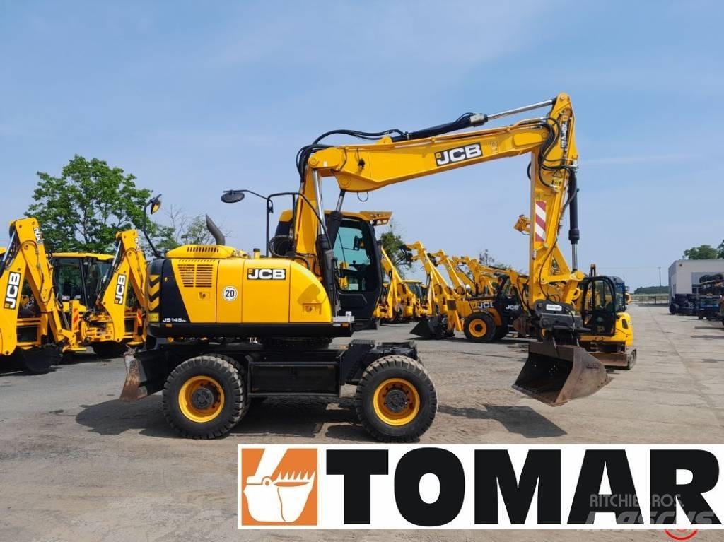 JCB JS 145 W Gravemaskiner på hjul