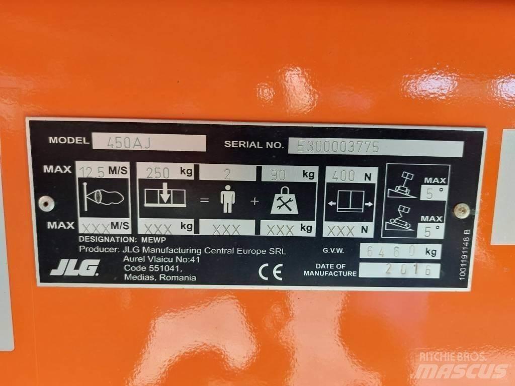 JLG 450 AJ Bomlifte med knækarm
