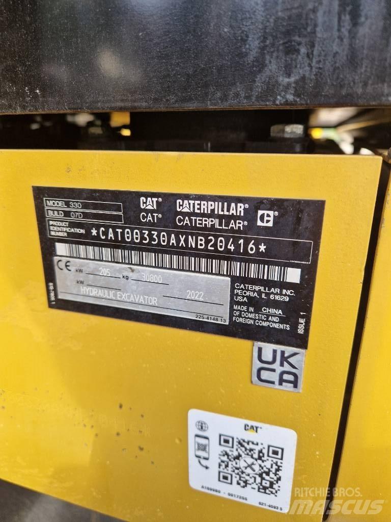 CAT 330 SLR Gravemaskiner på larvebånd