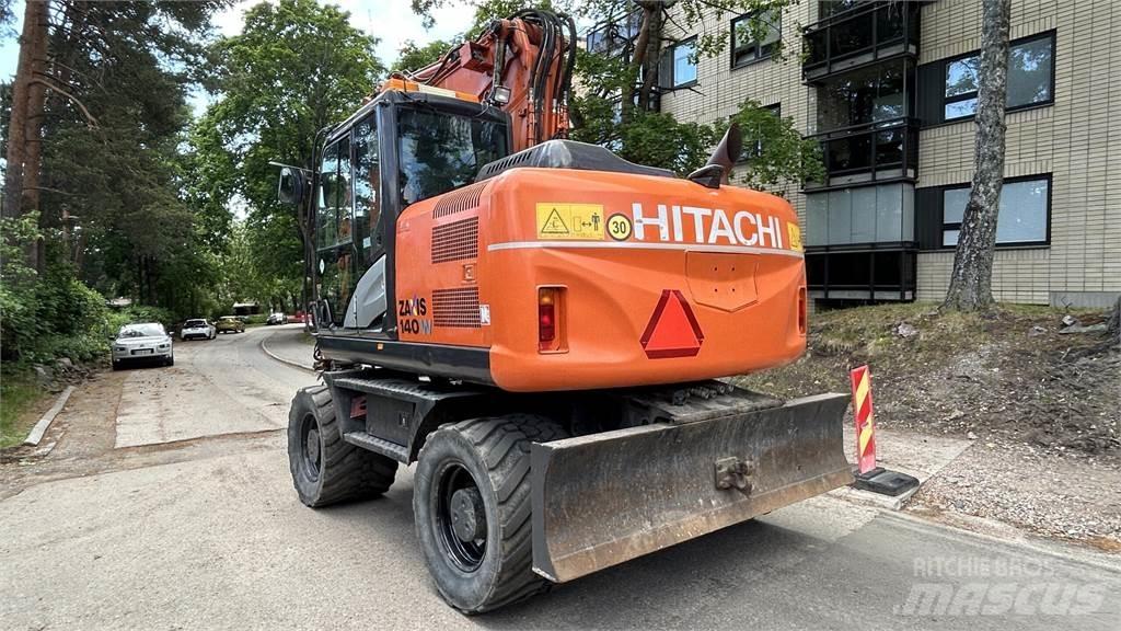 Hitachi ZX140W-5B Gravemaskiner på hjul