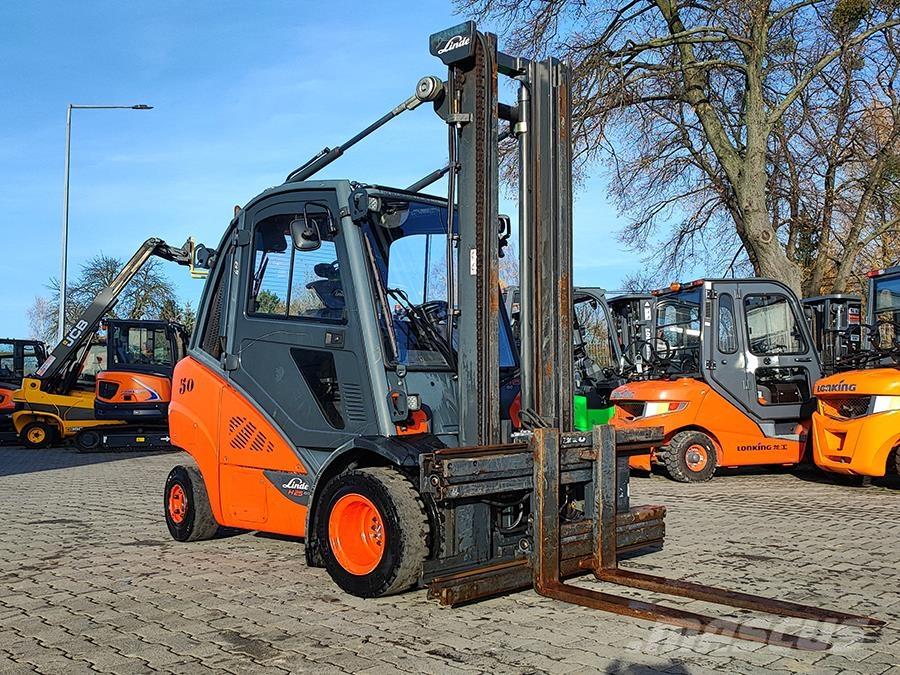 Linde H25T-02/600 LPG gaffeltrucks