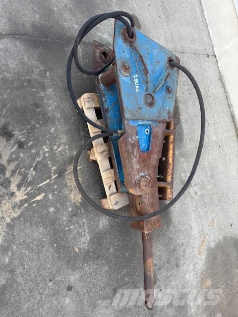 Krupp 280 KG Hydraulik / Trykluft hammere