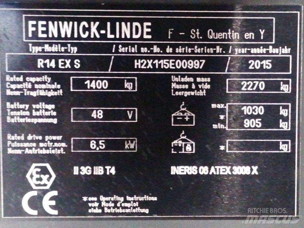 Linde R14 EX S Reachtruck