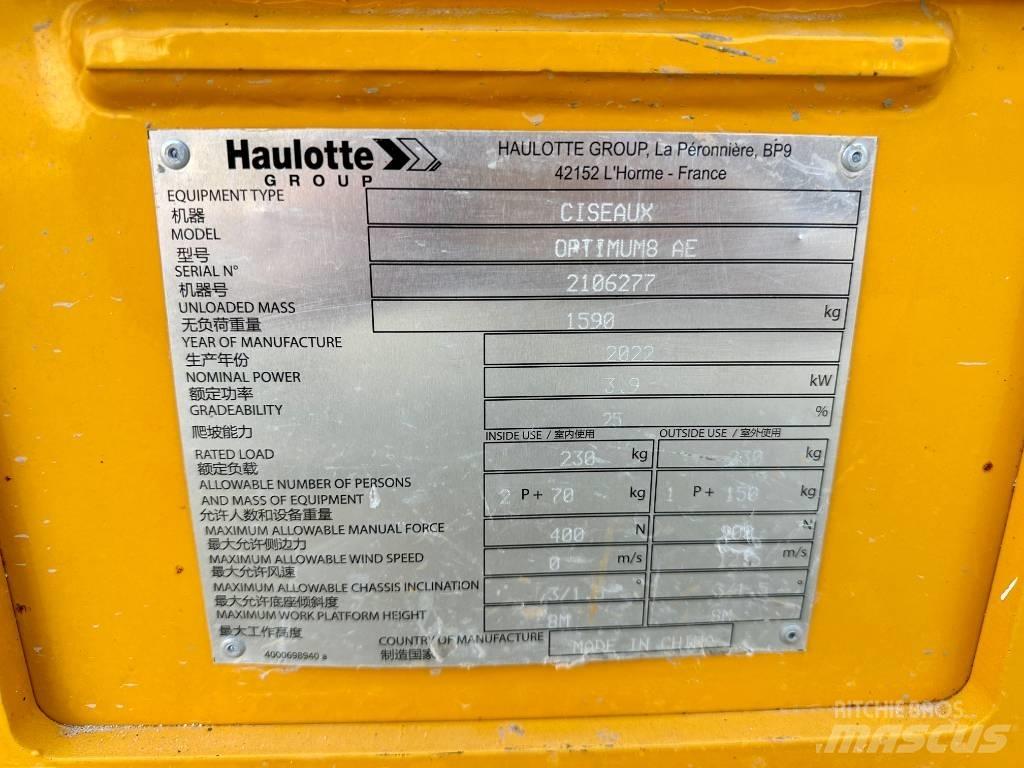 Haulotte OPTIMUM 8 Saxlifte