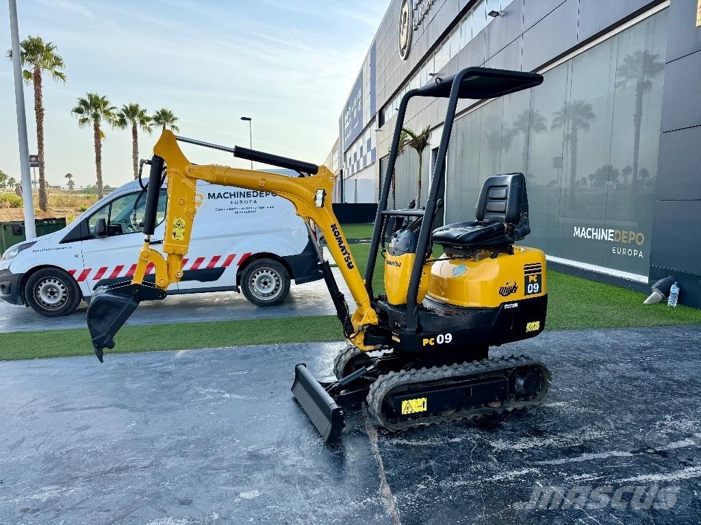 Komatsu PC 09-1 Minigravemaskiner
