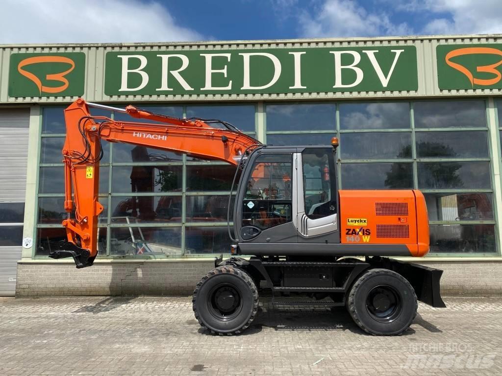 Hitachi ZX 140 W-3 Gravemaskiner på hjul