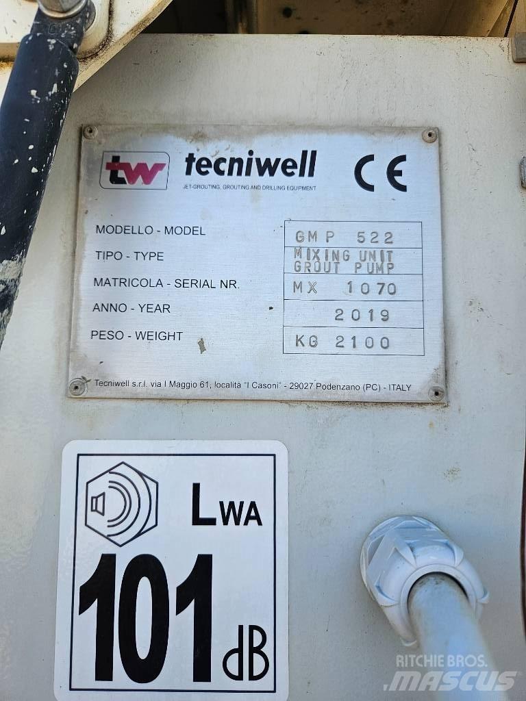  Tecniwell   GMP522 Beton / mørtelblandere