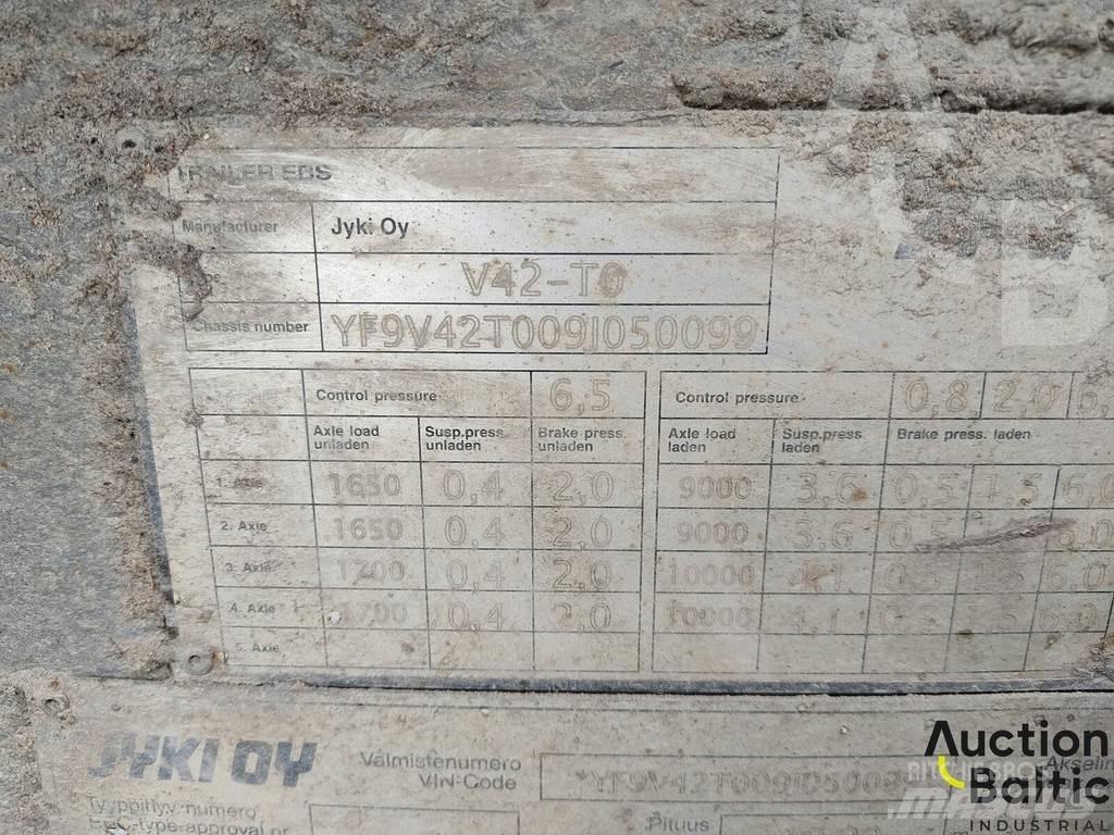 Jyki V 42 T0 Semi-trailer med Gardinsider