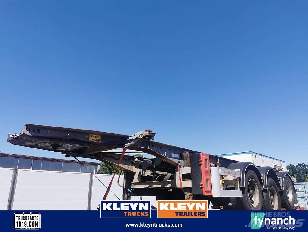 Van Hool 3B1094 Semi-trailer med containerramme