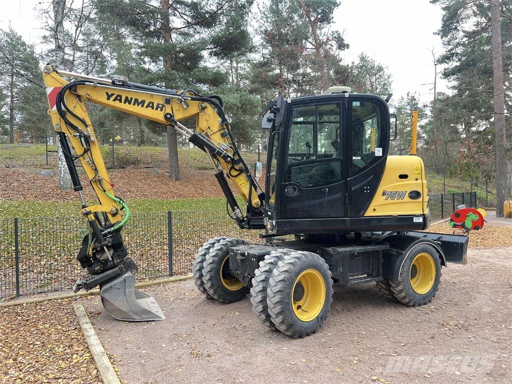 Yanmar B75W Gravemaskiner på hjul
