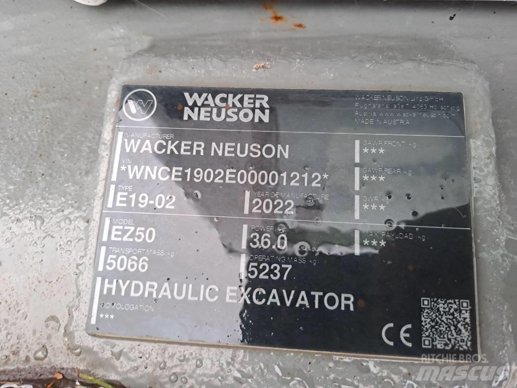 Wacker Neuson EZ50 Gravemaskiner på larvebånd