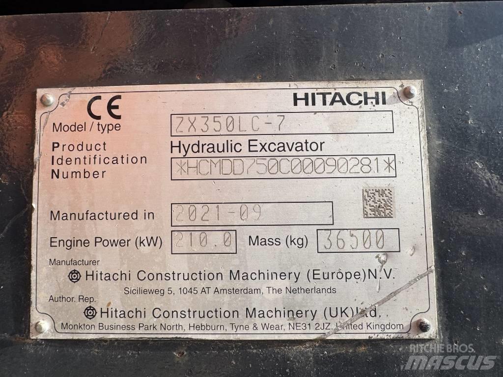 Hitachi ZX 350 LC-7 Gravemaskiner på larvebånd