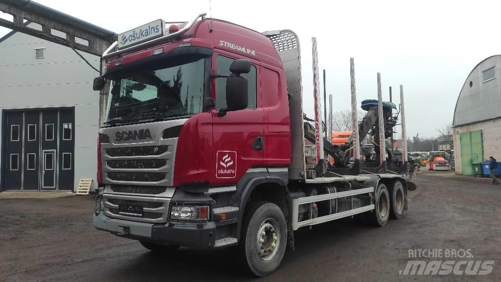 Scania R410 Tømmertransport