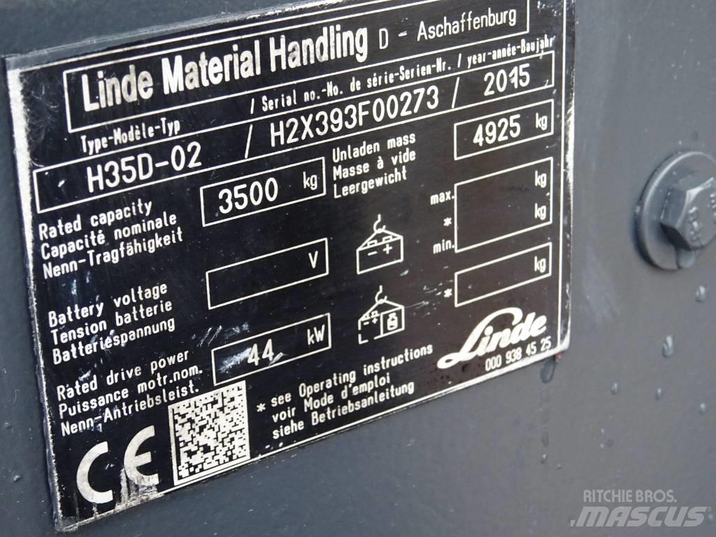Linde H35D-02 Diesel gaffeltrucks