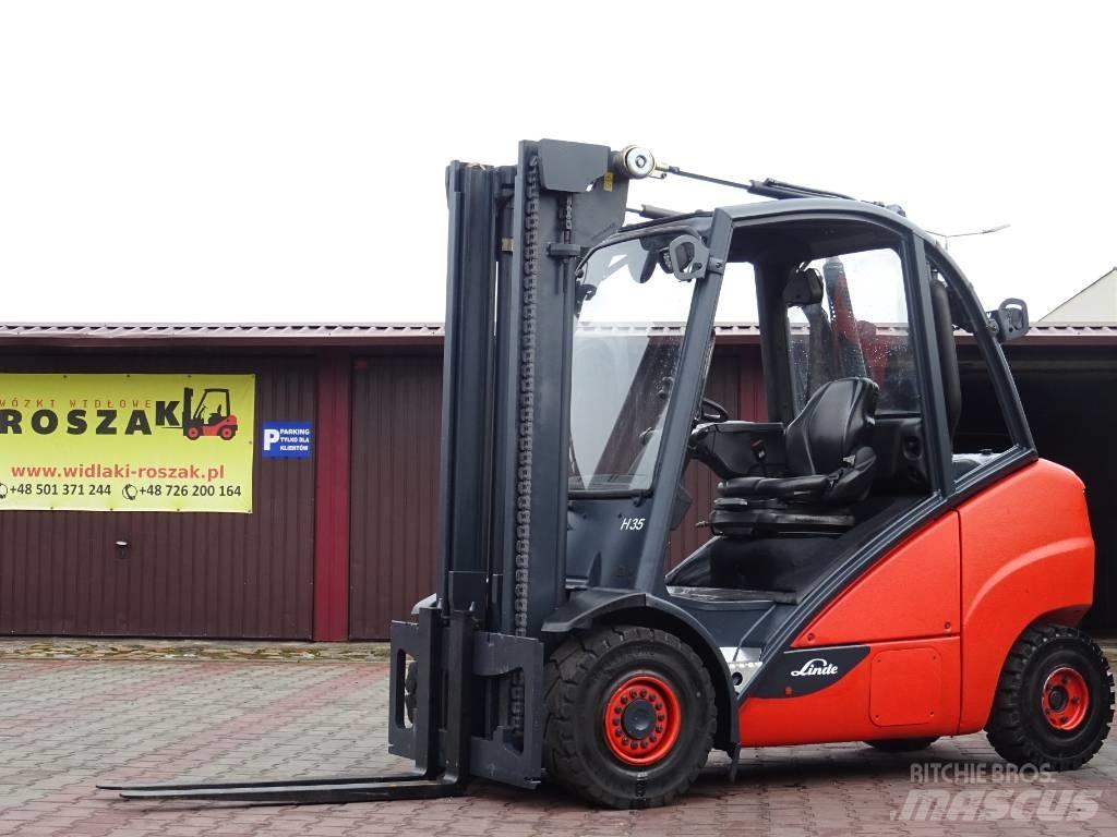 Linde H35D-02 Diesel gaffeltrucks
