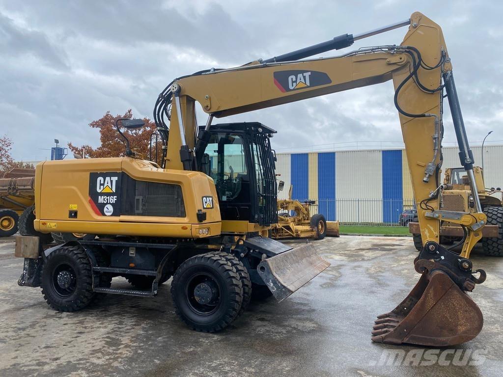 CAT M316F NVT Gravemaskiner på hjul