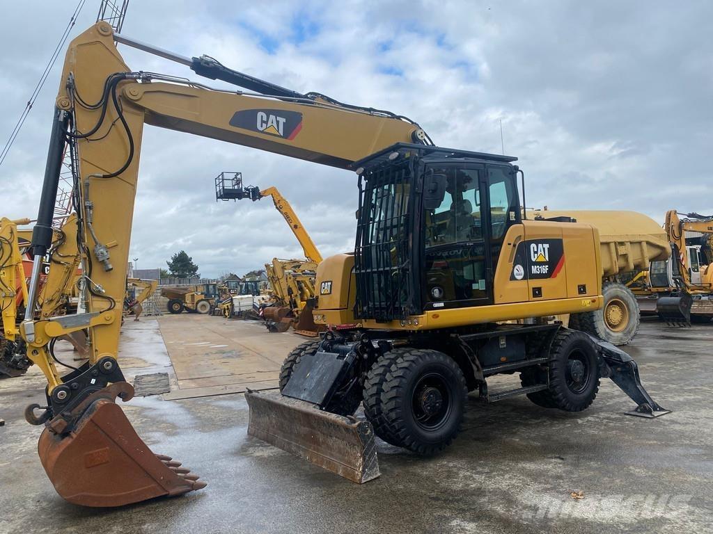 CAT M316F NVT Gravemaskiner på hjul