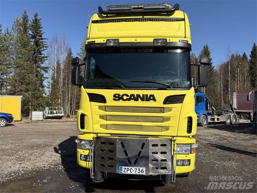 Scania R164G 8*4 Lastbil med kran