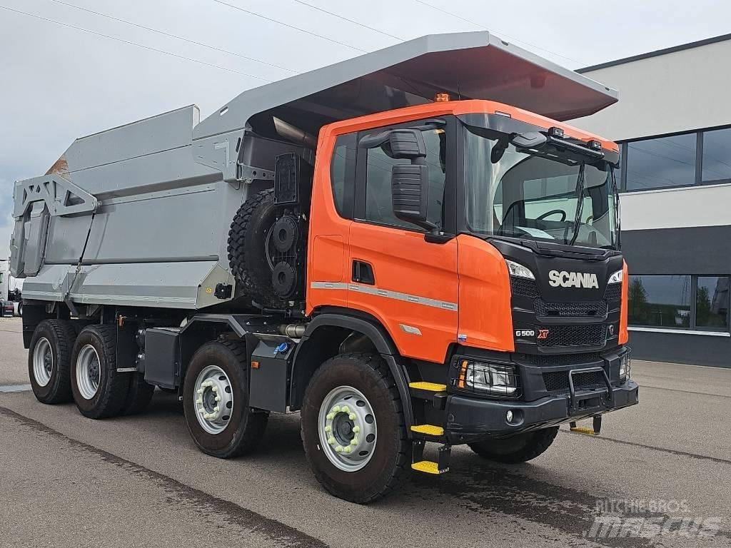 Scania G500B8X4HZ Knækstyrede dumpere