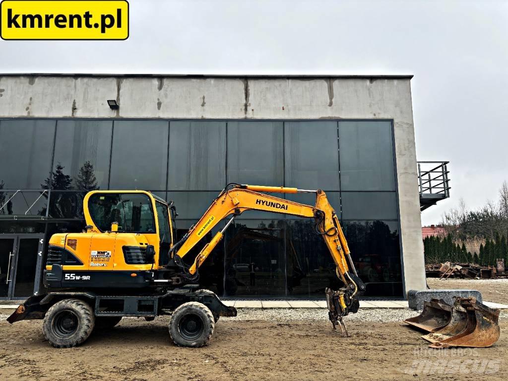 Hyundai Robex 55-9 A Gravemaskiner på hjul