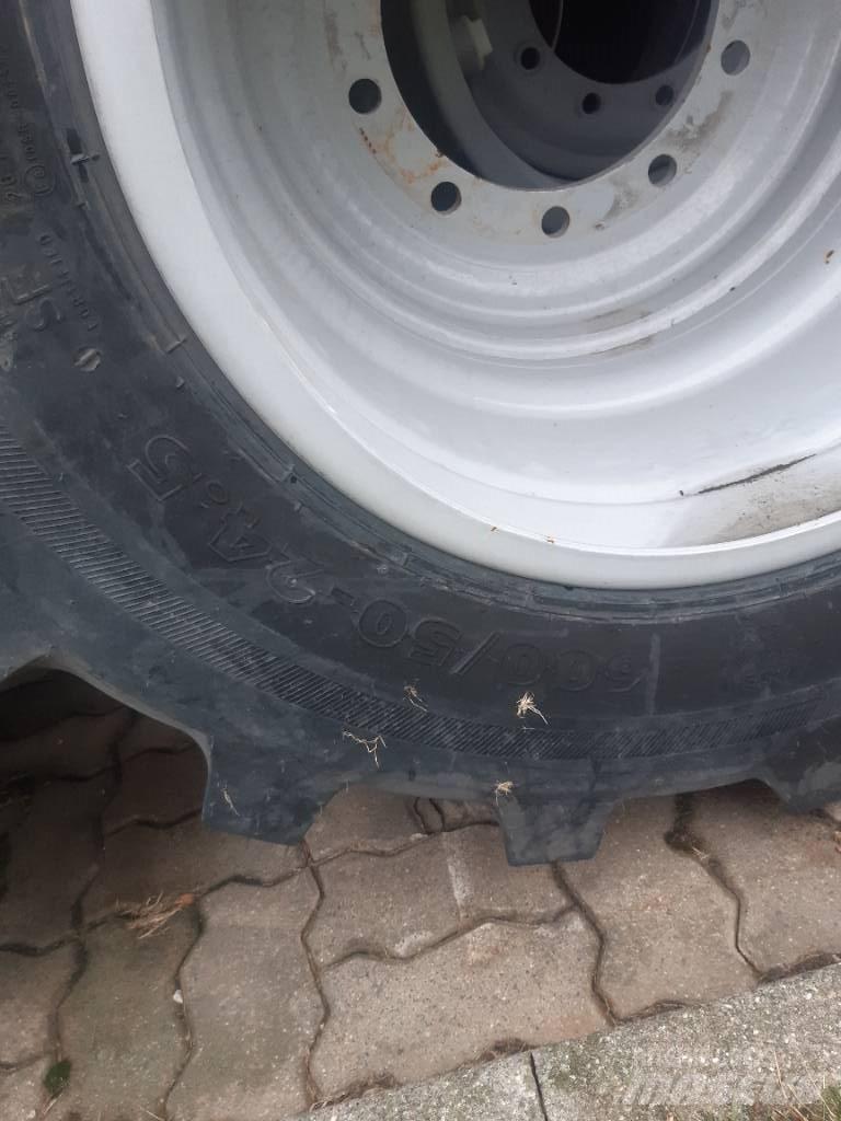 Nokian 600/50-24,5 Dæk, hjul og fælge