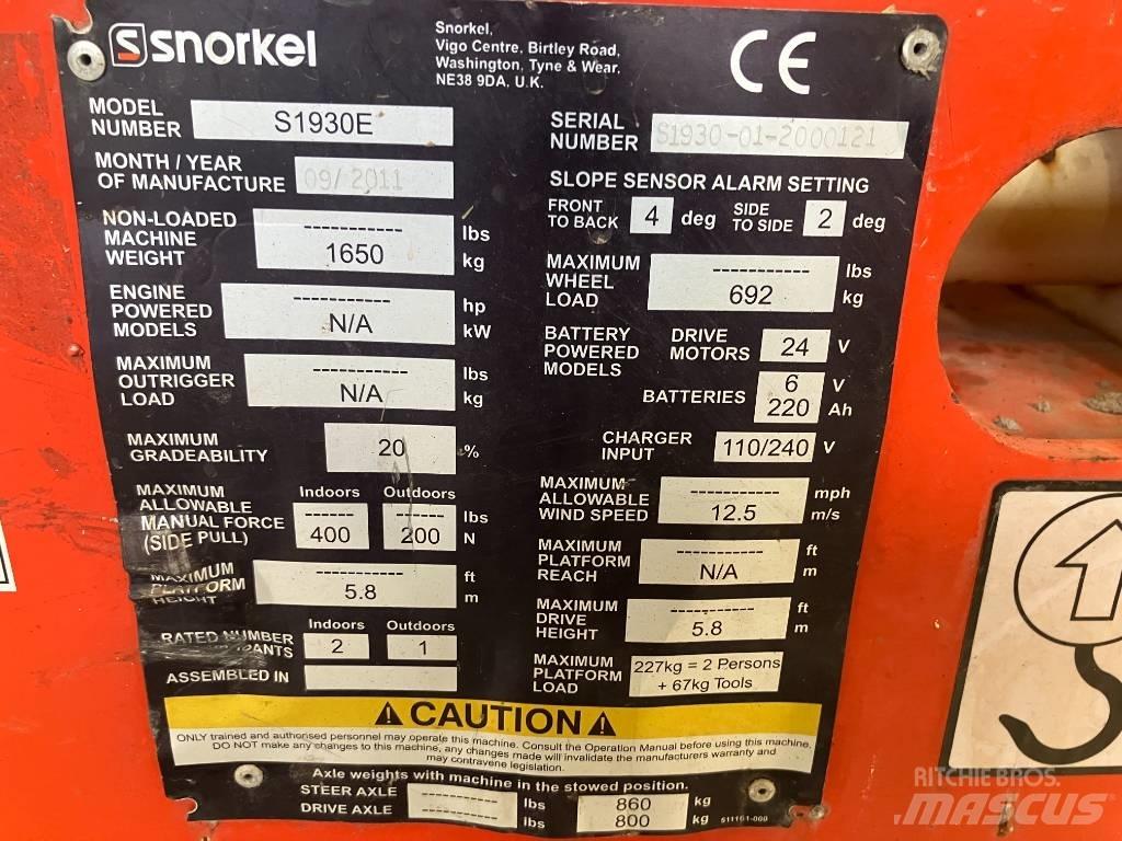 Snorkel S 1930 E Saxlifte